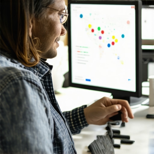 Business owner reviewing local SEO pricing and map ranking packages with a consultant.