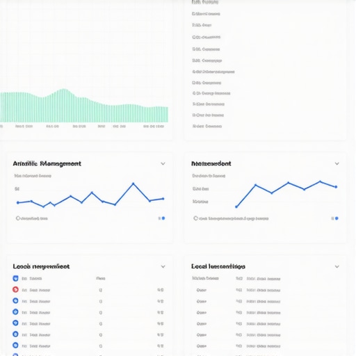 Screenshot of an SEO dashboard with graphs and citation stats