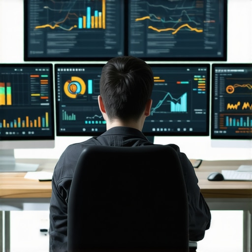 Person reviewing SEO analytics to maintain local search rankings